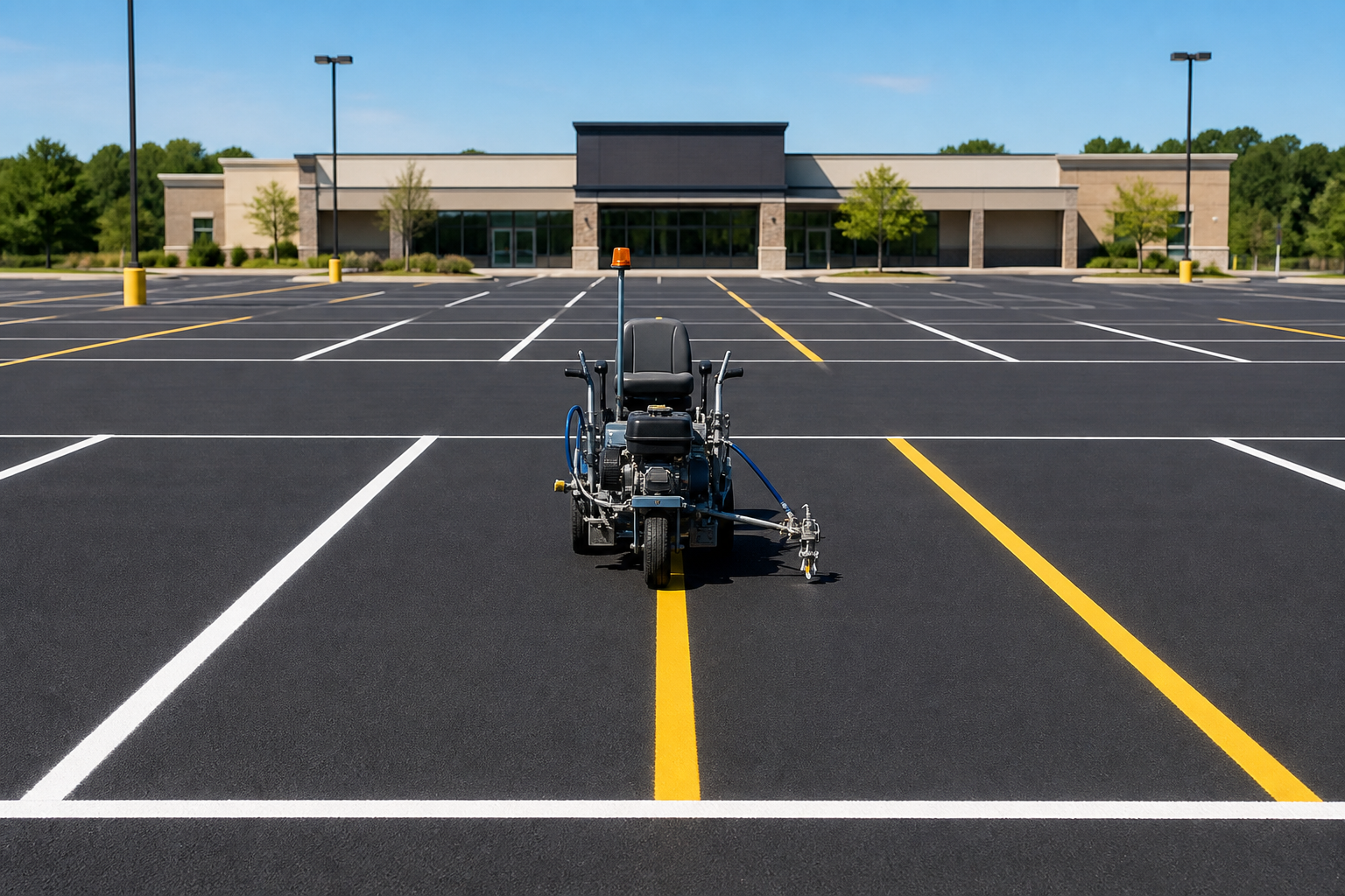 Parking Lot Cleaning & Re-Striping